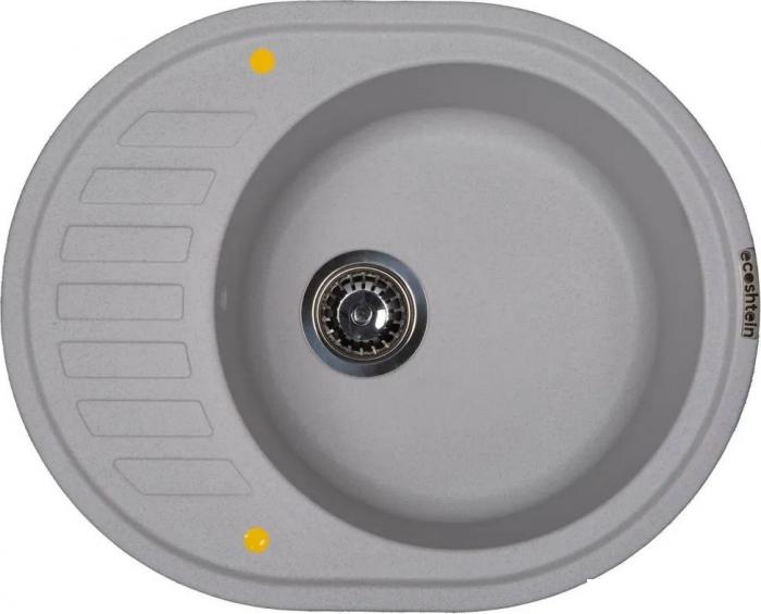 Кухонная мойка Ecoshtein Kreis OV 620 (серый шелк)- фото