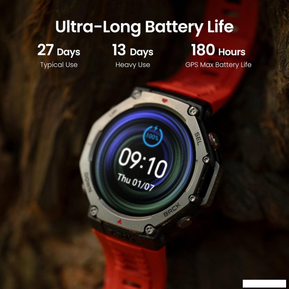 Умные часы Amazfit T-Rex 3 (серый туман)- фото4