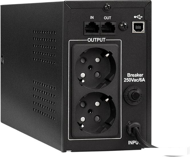Источник бесперебойного питания ExeGate SpecialPro Smart LLB-650.LCD.AVR.EURO.RJ.USB- фото2