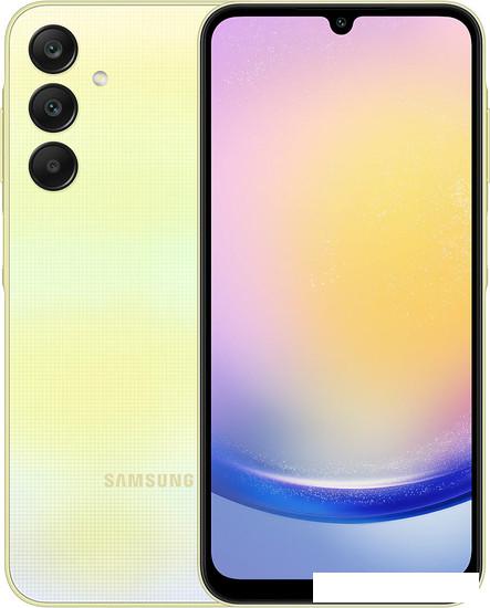 Смартфон Samsung Galaxy A25 6GB/128GB (желтый, без Samsung Pay)- фото