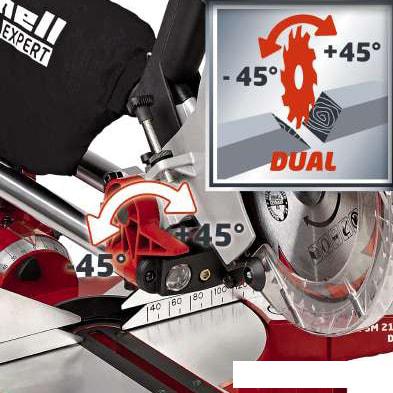 Торцовочная пила Einhell TE-SM 2131 Dual- фото3