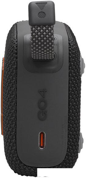 Беспроводная колонка JBL Go 4 (черный)- фото4