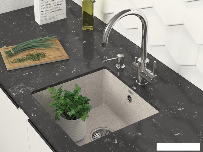 Кухонная мойка Paulmark Brilon PM104546-BE- фото3