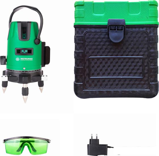 Лазерный нивелир Instrumax Constructor 4D Green- фото