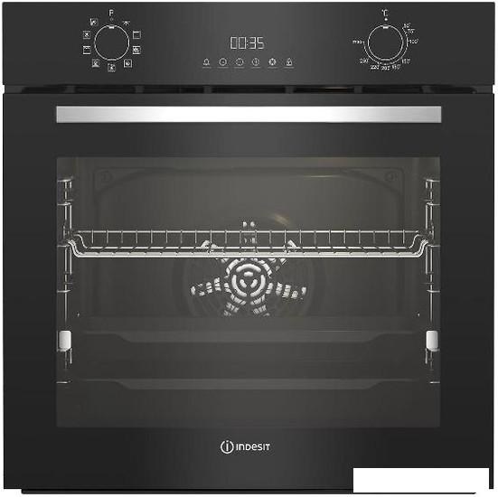 Электрический духовой шкаф Indesit IFE 4841 J BL- фото