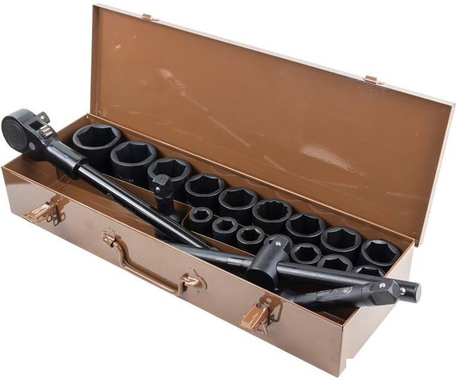 Набор трещотка с головками Forstime FT-6212-5MPB (21 предмет)- фото2