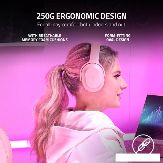 Наушники Razer Barracuda X 2022 (розовый)- фото3