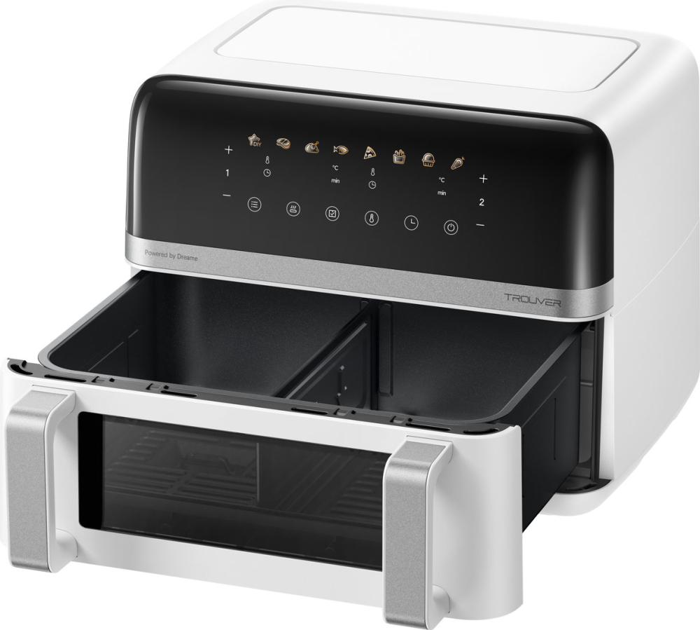 Аэрофритюрница Trouver Air Fryer FD20 Pro AF-5518ATB (белый)- фото3