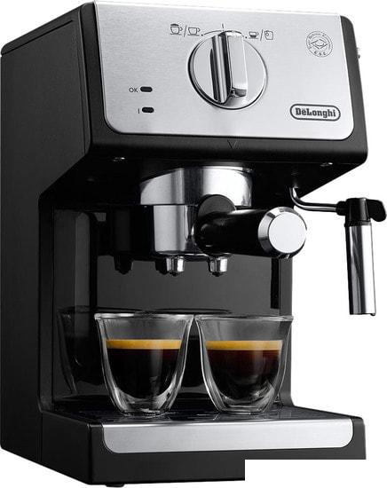Рожковая кофеварка DeLonghi Active Line ECP 33.21.BK- фото