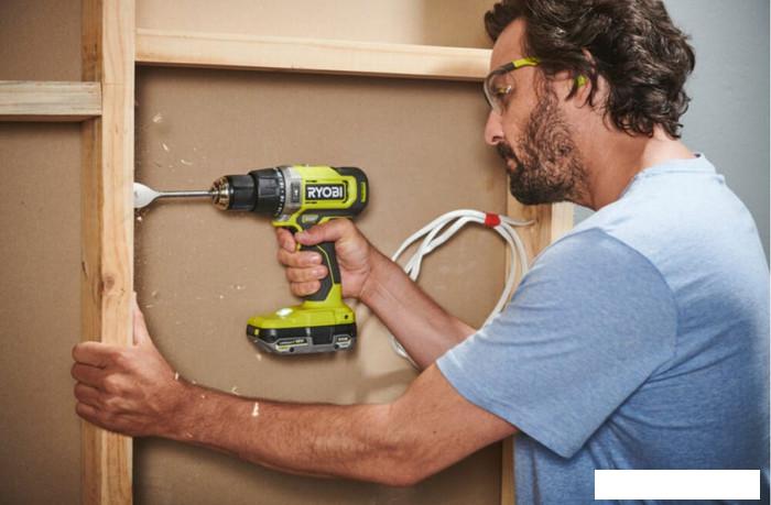Ударная дрель-шуруповерт Ryobi RPD18-2C42S 5133005525 (с 2-мя АКБ 2 Ач+4 Ач, сумка)- фото2