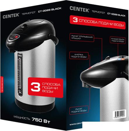 Термопот CENTEK CT-0089 (черный)- фото4