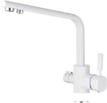Смеситель Kaiser Decor (белый) [40144-10 White]- фото
