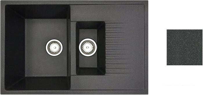 Кухонная мойка БелЭворс Forma L (антрацит, без сифона)