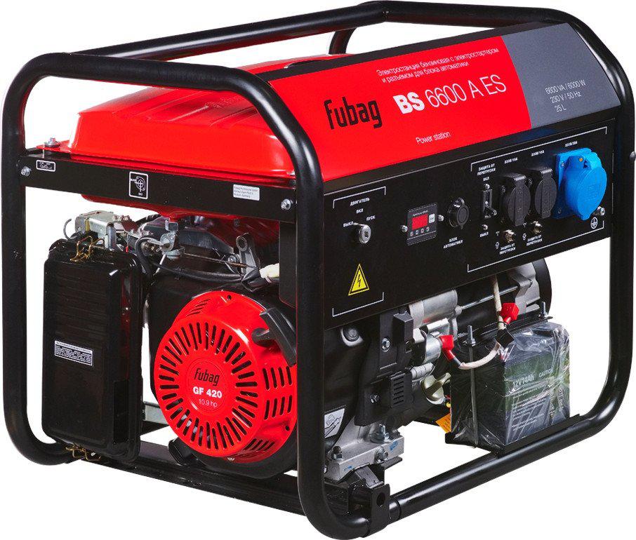 Бензиновый генератор Fubag BS 6600 A ES 646281- фото2