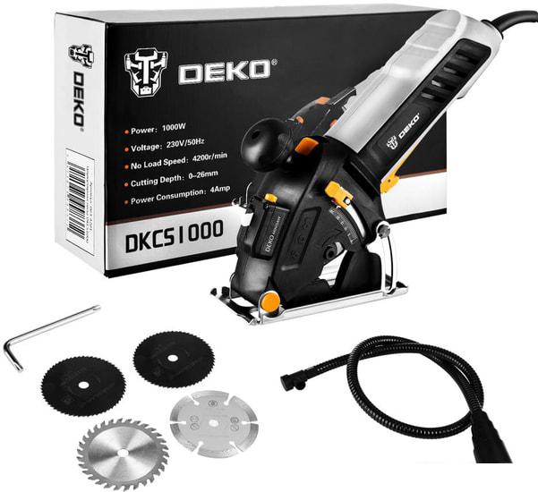 Дисковая (циркулярная) пила Deko DKCS1000 063-4201- фото2