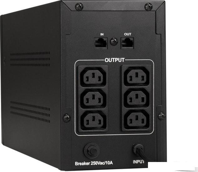 Источник бесперебойного питания ExeGate SpecialPro UNB-1000.LED.AVR.C13.RJ- фото2