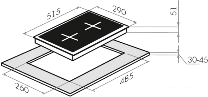 Варочная панель MAUNFELD EGHG.32.6CB/G- фото