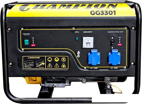 Бензиновый генератор Champion GG3301- фото3