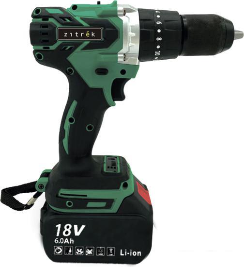 Ударная дрель-шуруповерт Zitrek Green Impact 18V 063-4046 (с 2-мя АКБ, кейс)- фото2