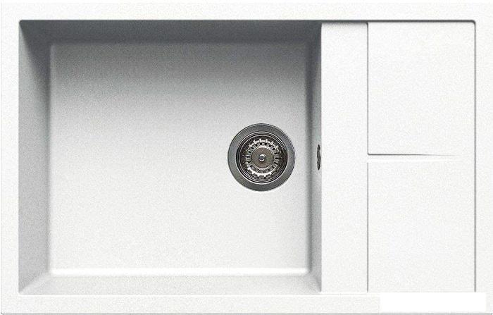 Кухонная мойка Elleci Unico 310 White K96- фото