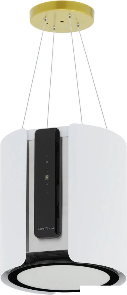 Кухонная вытяжка Krona Vanda Isola 350 S КА-00007093 (белый)