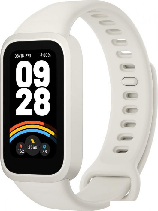 Фитнес-браслет Xiaomi Smart Band 9 Active M2435B1 (бежевый, международная версия)- фото