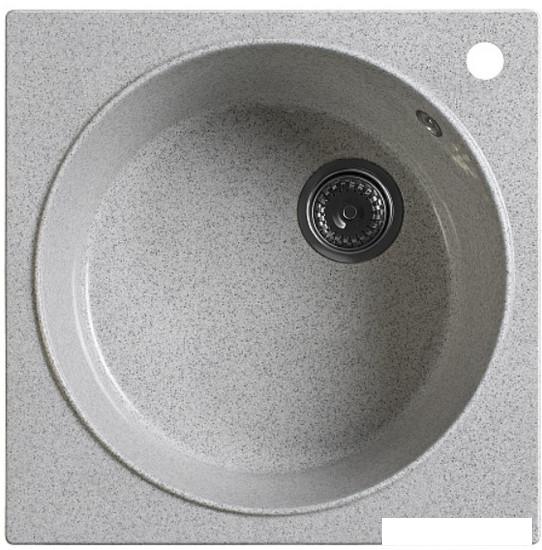 Кухонная мойка Belux Лиль ЛИ 5151 (олово светло-серый)- фото