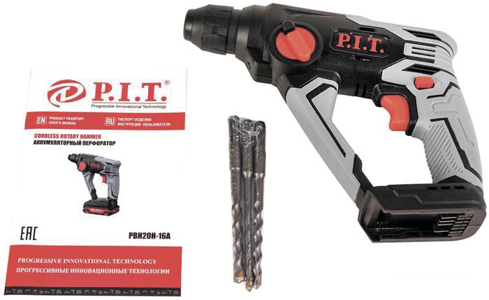 Перфоратор P.I.T PBH20H-16A Solo (без АКБ)- фото4