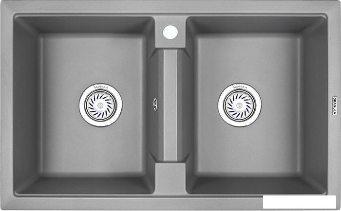 Кухонная мойка Granula GR-8101 (алюминиум)- фото