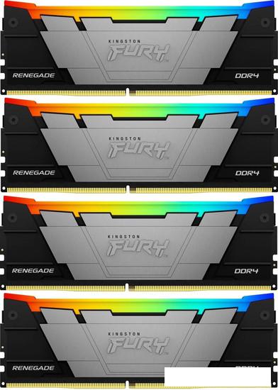 Оперативная память Kingston FURY Renegade RGB 4x8ГБ DDR4 3200 МГц KF432C16RB2AK4/32- фото3