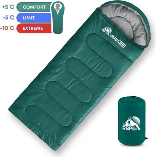 Спальный мешок RSP Outdoor Lager 350 L (220x75см, молния слева)- фото2