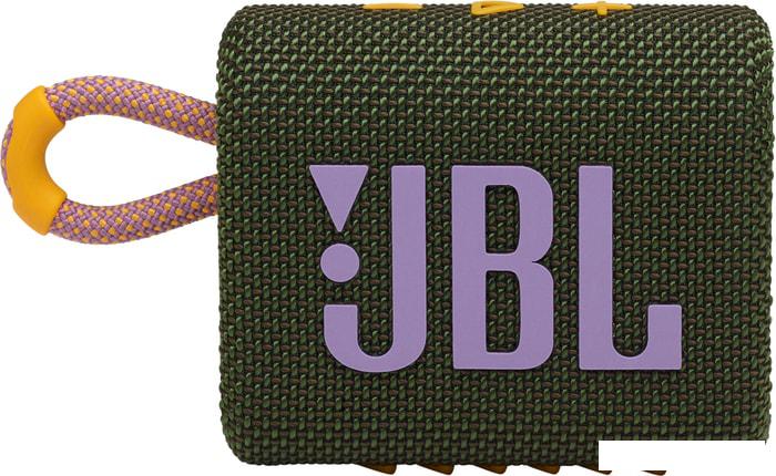 Беспроводная колонка JBL Go 3 (зеленый)- фото2