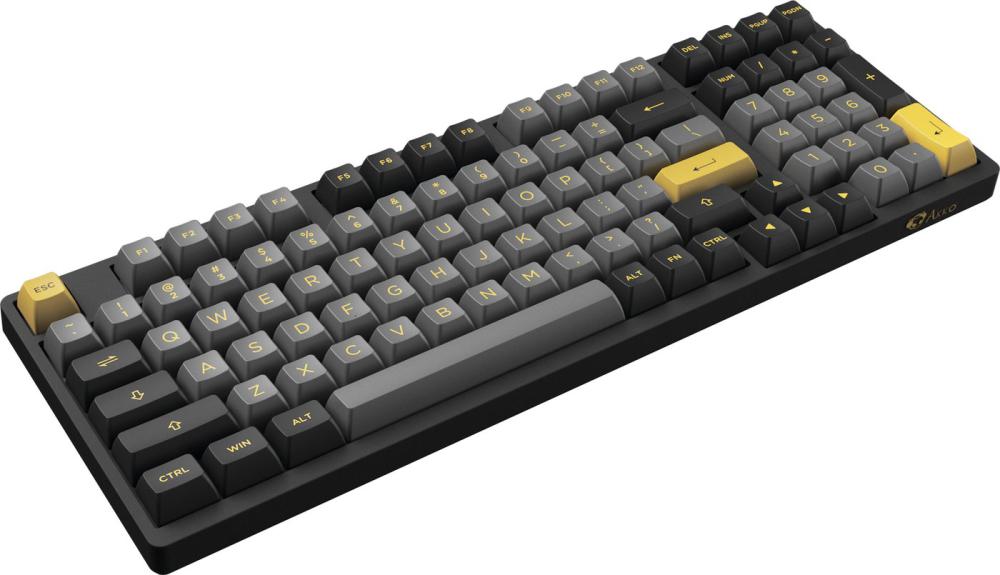 Клавиатура Akko 3098N Black & Gold (TTC Gold Pink)- фото4