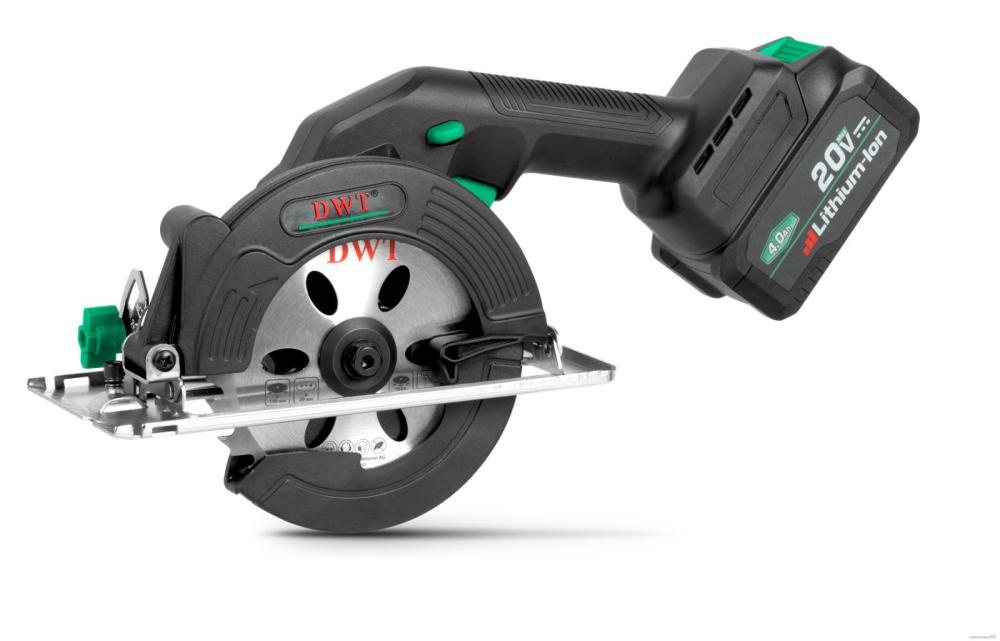 Дисковая (циркулярная) пила DWT AHKP-20-140 DN-4C2 (с 2-мя АКБ)- фото2