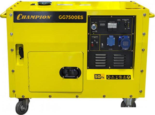 Бензиновый генератор Champion GG7500ES- фото2