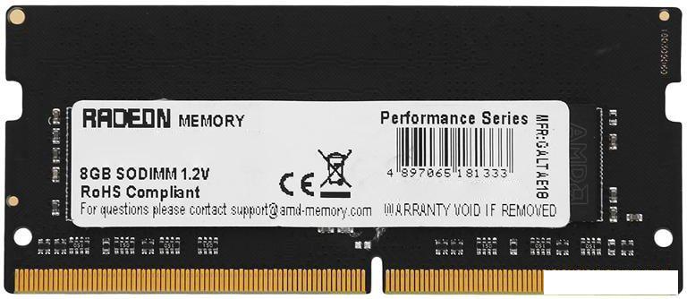 Оперативная память AMD Radeon R9 Gamer 16GB DDR4 SODIMM PC4-24000 R9416G3000S2S-UO