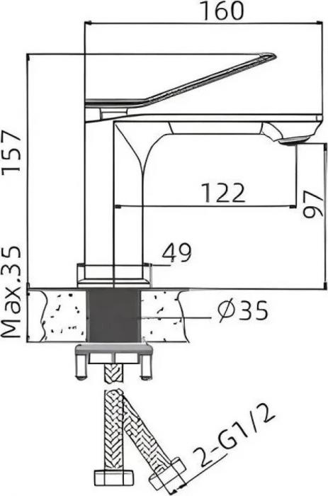 Смеситель Belz B10618- фото2