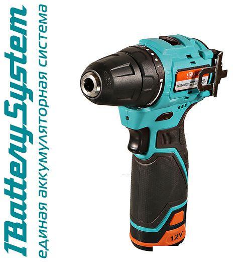 Дрель-шуруповерт Sturm CD1240BLC (с 2-мя АКБ, кейс)- фото4