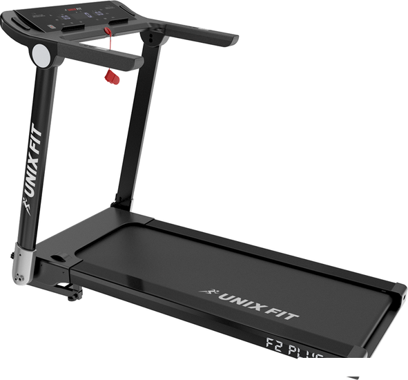 Электрическая беговая дорожка Unixfit Hi-tech F2 Plus (dark storm)- фото