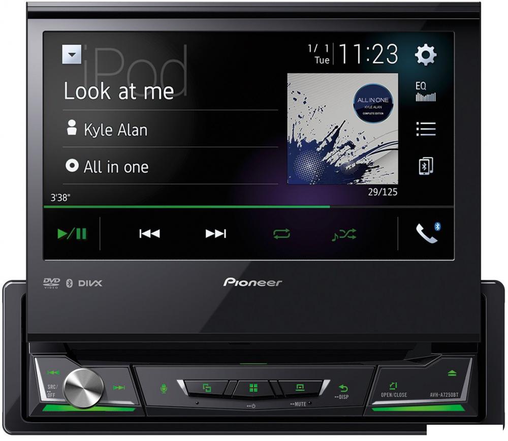 СD/DVD-магнитола Pioneer AVH-A7250BT- фото