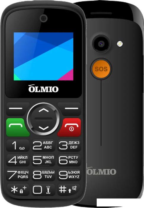 Кнопочный телефон Olmio C18 (черный)- фото