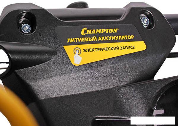 Колёсная газонокосилка Champion LM5346E- фото3
