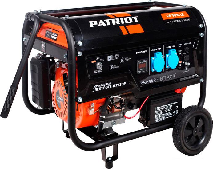 Бензиновый генератор Patriot GP 3810LE- фото