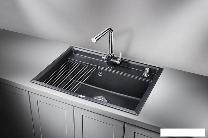 Кухонная мойка Granula KS-7301 (шварц)- фото2