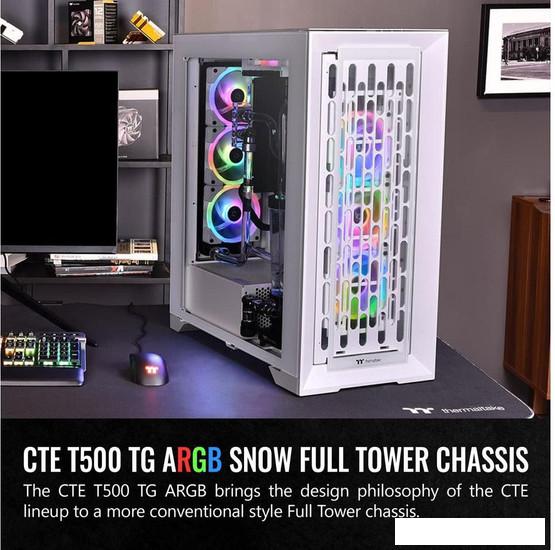 Корпус Thermaltake CTE T500 TG ARGB Snow CA-1X8-00F6WN-01- фото2