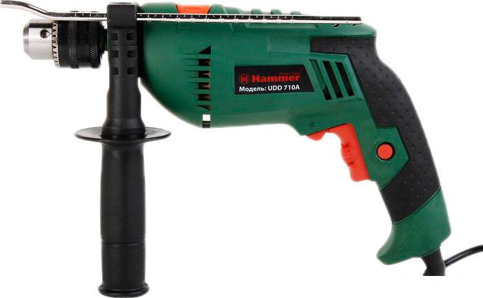 Ударная дрель Hammer UDD710A- фото