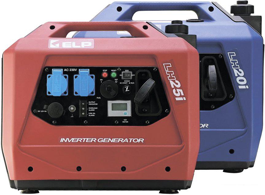 Бензиновый генератор ELP LH25i (красный)- фото2