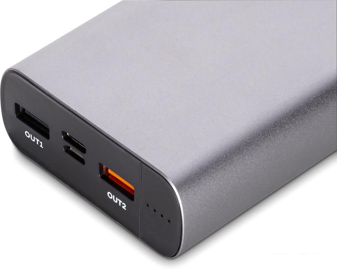 Внешний аккумулятор AccesStyle Battleship II 20MPQ 20000mAh (серый)- фото4