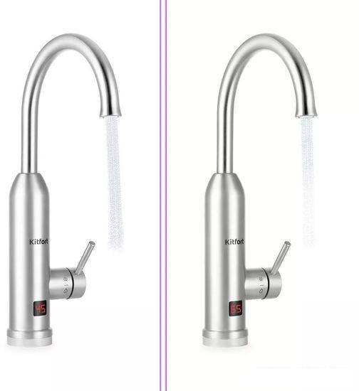 Проточный электрический водонагреватель-кран Kitfort KT-4032- фото4