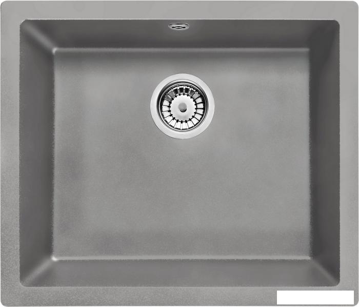 Кухонная мойка Deante Corda Flush ZQA S10F (серый металлик)- фото